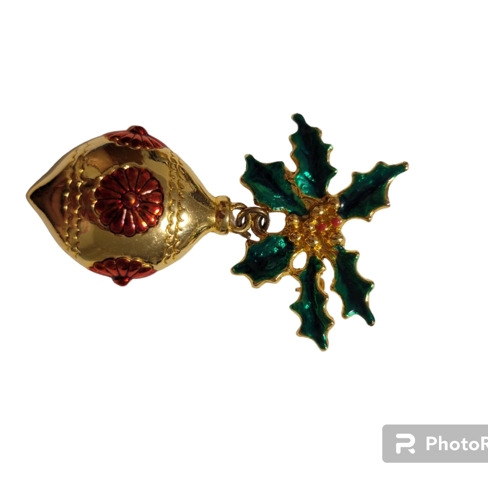 Vintage AAI Christmas Ornament Brooch Pin - Picture 2 of 7